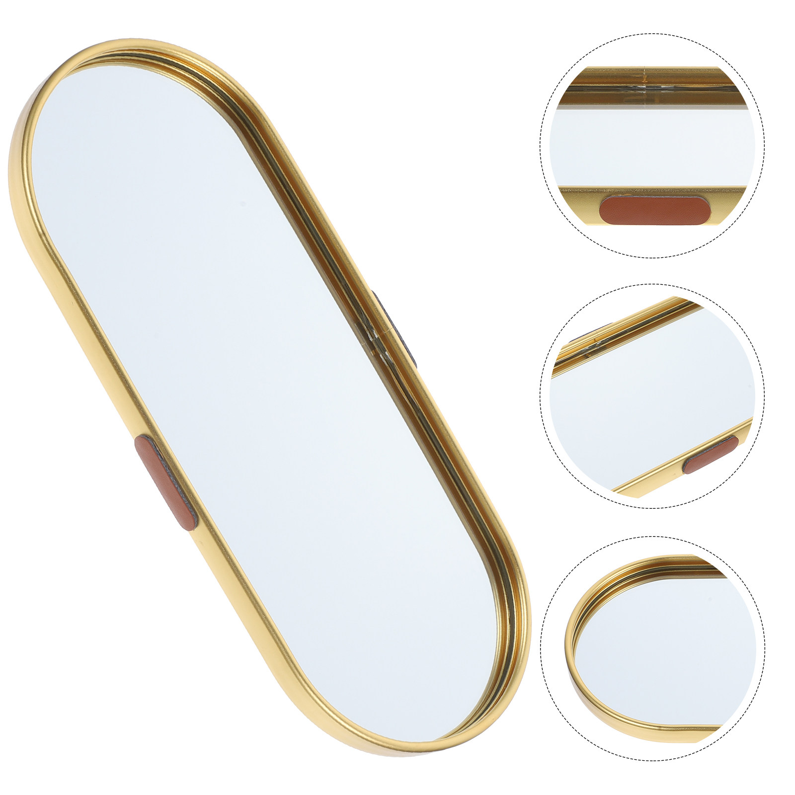 Decorative Mirror - صينية مرآة زخرفية عتيقة لتنظيم المجوهرات