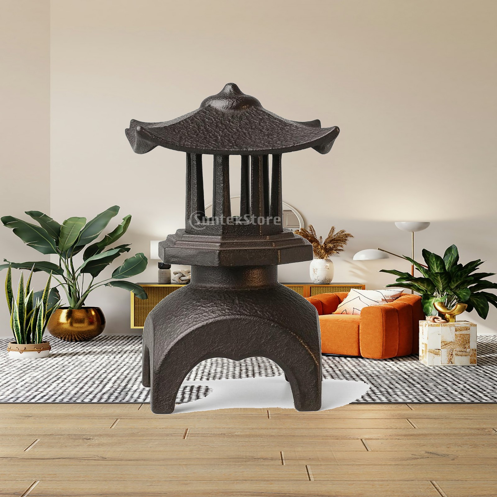 Candle Holder Decor - فانوس من الحديد الزهر، حامل شموع