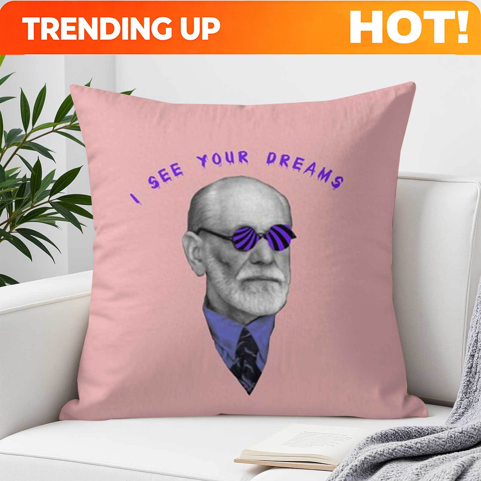 Throw Pillow - غطاء وسادة مربع مزخرف مخصص بطباعة