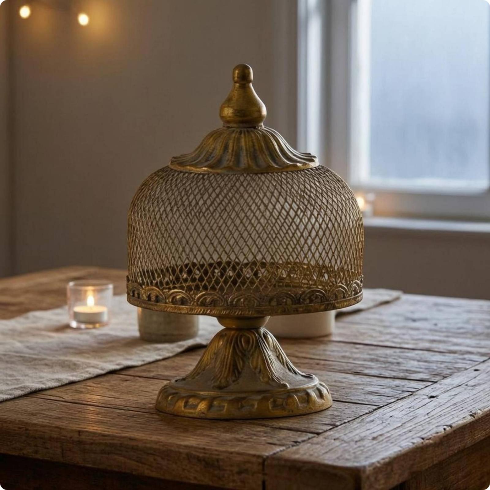 حامل شموع زخرفي على شكل قاعدة  - مراجعة Candle Holder Decor وسعره