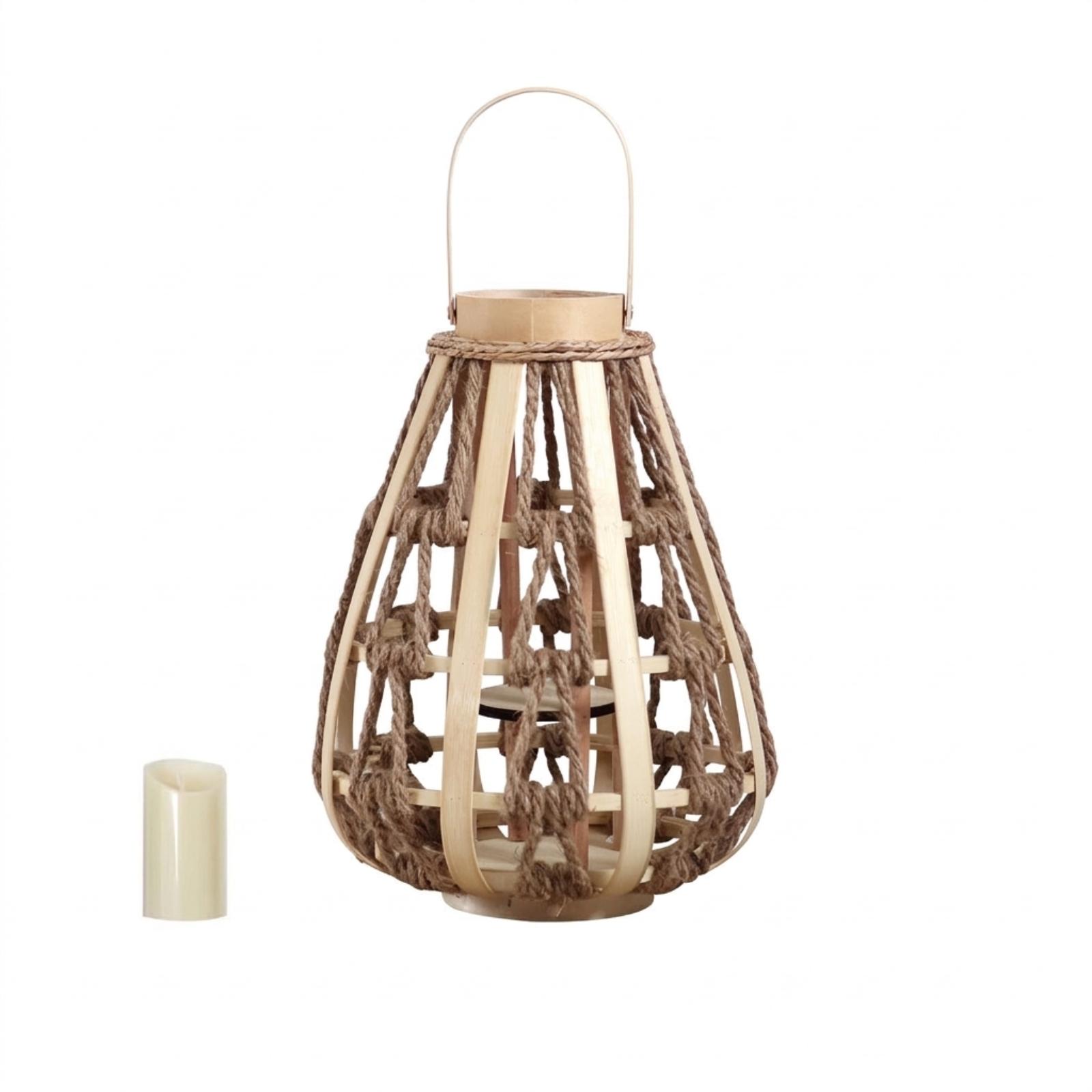 حامل شموع من الخشب الطبيعي بتص - مراجعة Candle Holder Decor وسعره