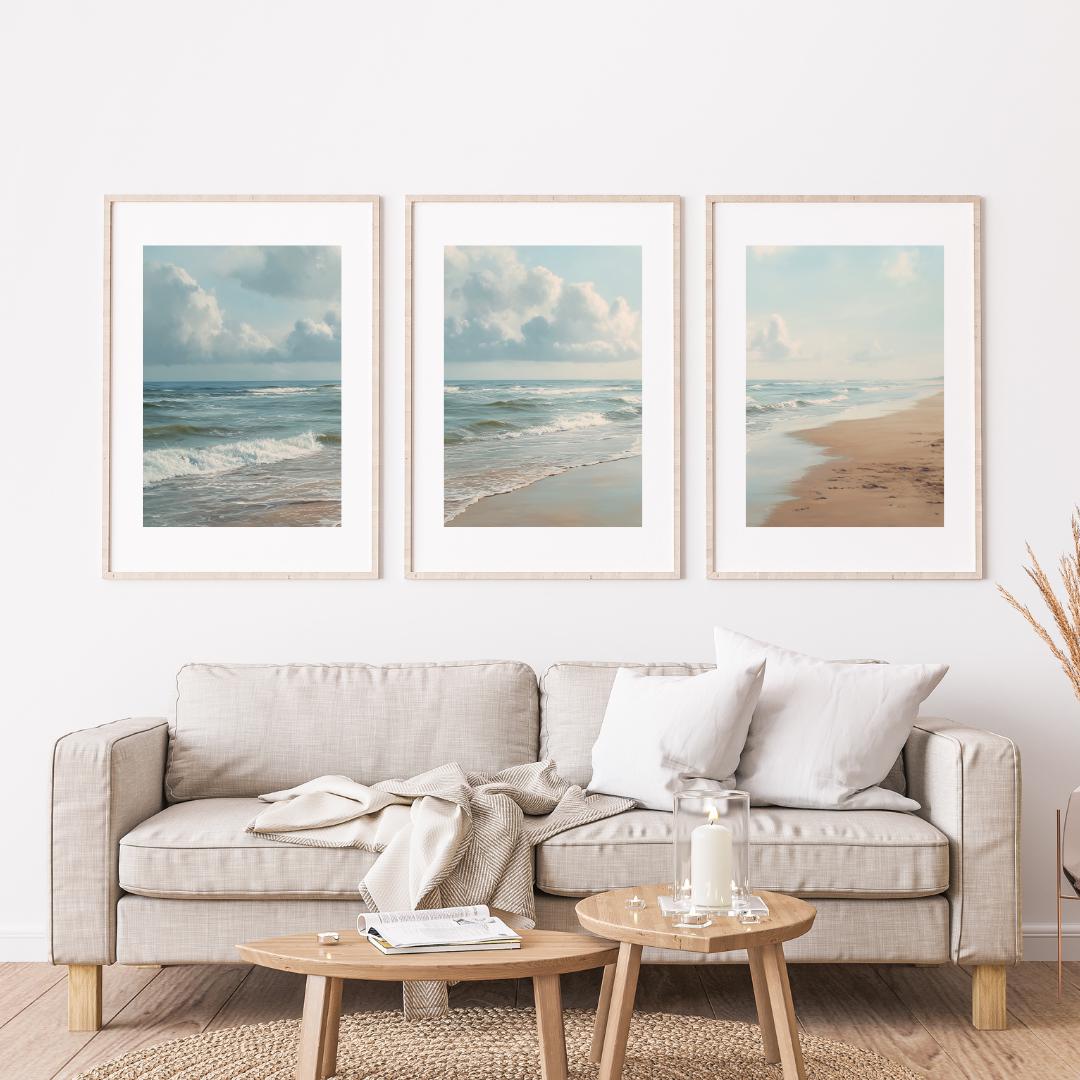 مجموعة من 3 لوحات فنية ثلاثية  - مراجعة Abstract Canvas Set وسعره