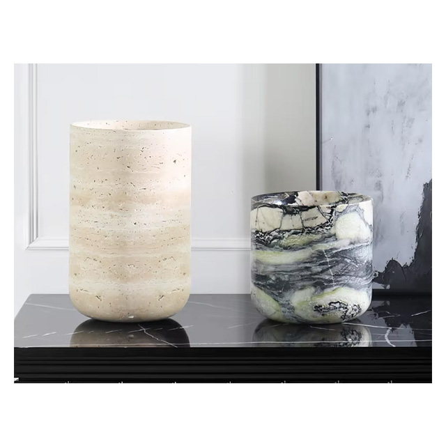 مزهرية رخامية طبيعية مخصصة، دي - مراجعة Vase Decor وسعره