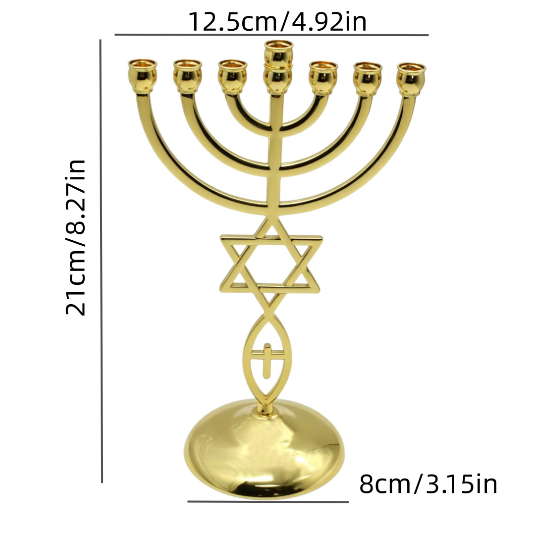 مجموعة حاملات شموع هانوكا ذات  - مراجعة Candle Holder Decor وسعره