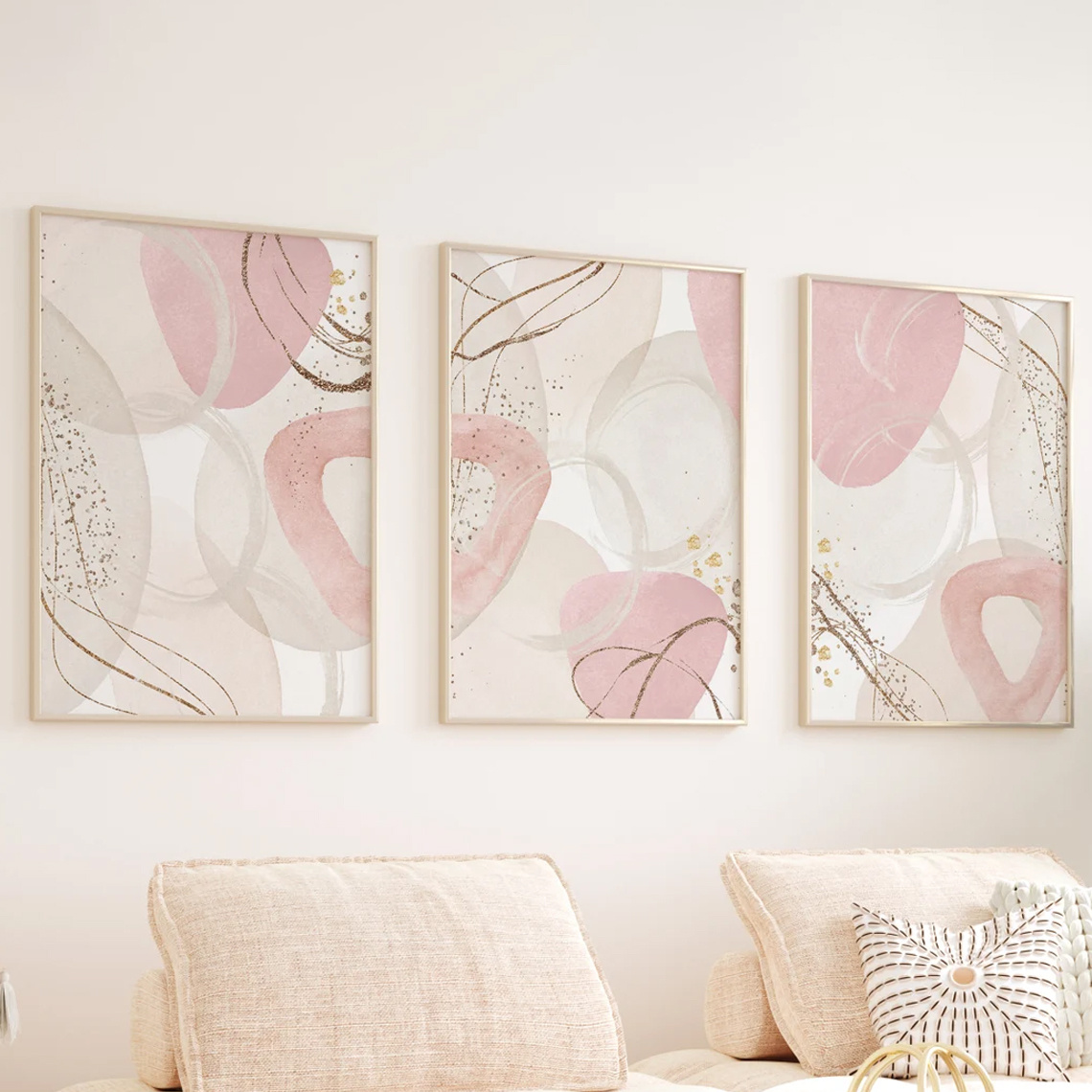 مجموعة من 3 قطع من لوحات القما - مراجعة Abstract Canvas Set وسعره