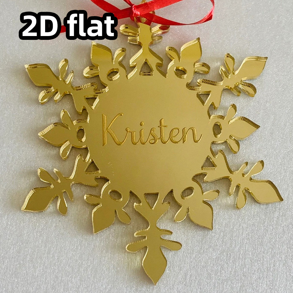 زخرفة ندفة الثلج الأكريليك الم - مراجعة Decorative Mirror وسعره