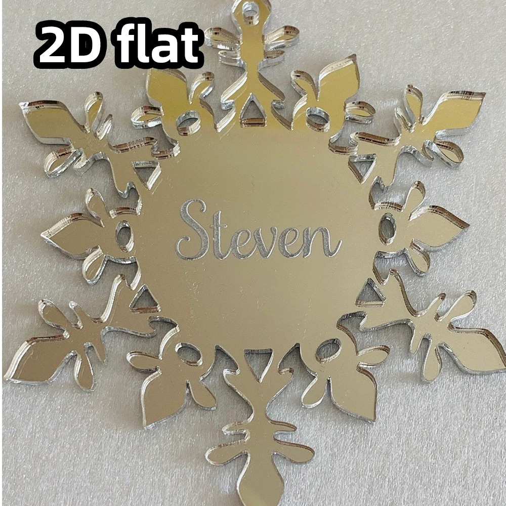 زخرفة ندفة الثلج الأكريليك الم - مراجعة Decorative Mirror وسعره
