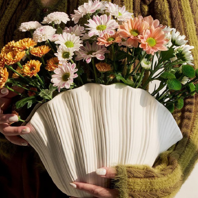 الشمال نمط قذيفة على شكل السير - مراجعة Vase Decor وسعره