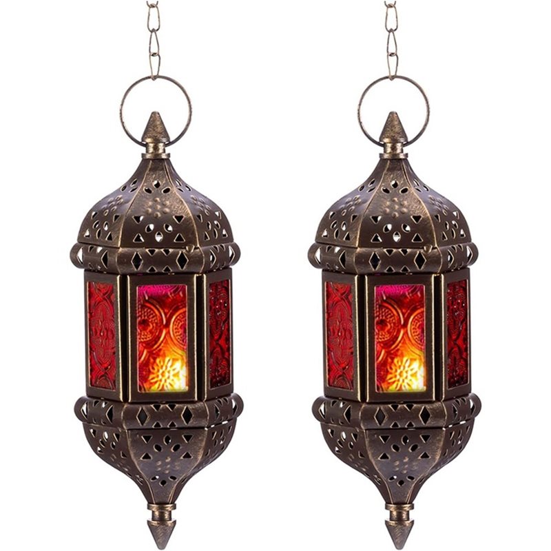 AB34-4 قطع حاملات فوانيس شموع  - مراجعة Candle Holder Decor وسعره