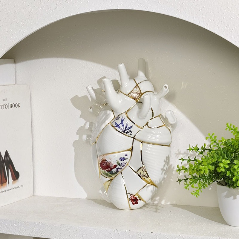 مزهرية على شكل قلب لغرفة المعي - مراجعة Vase Decor وسعره