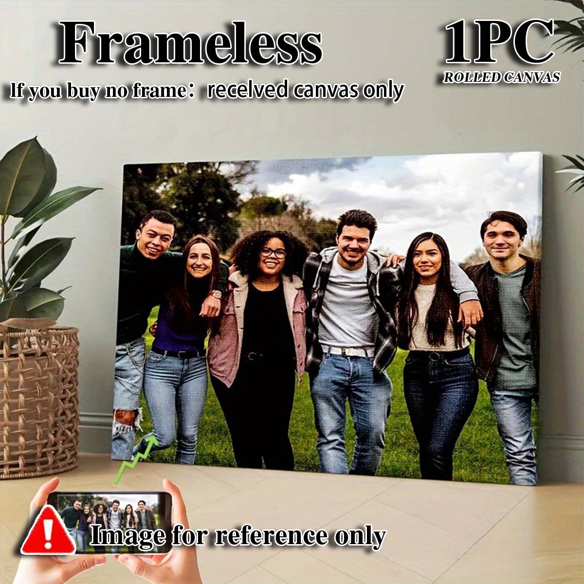 لوحة فنية جدارية مخصصة من القم - مراجعة Picture Frame وسعره