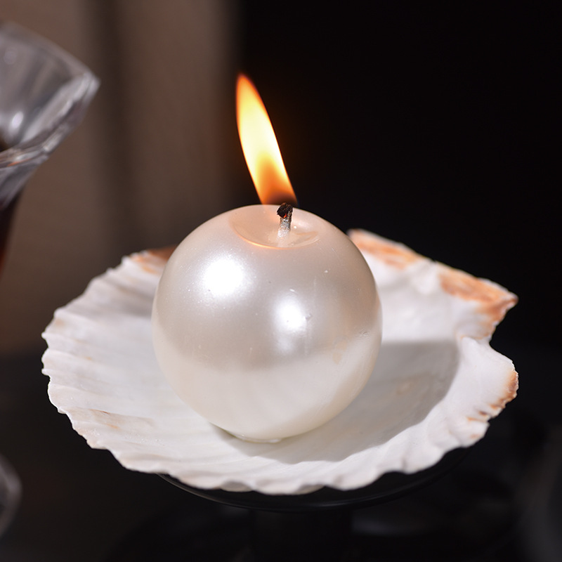 شموع أنيقة على شكل كرات لؤلؤية - مراجعة Candle Holder Decor وسعره