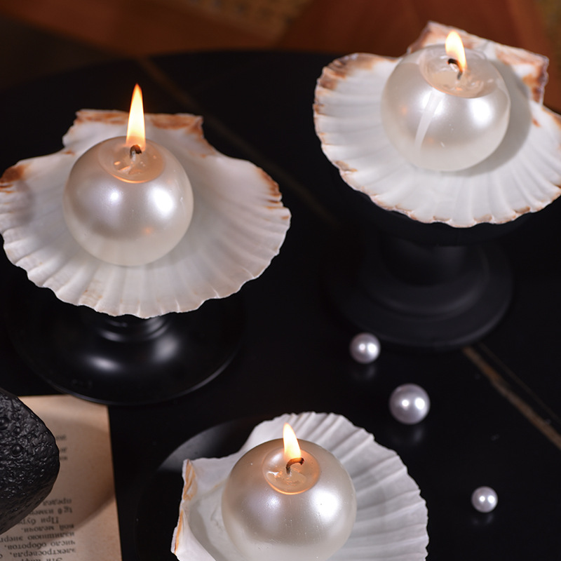 شموع أنيقة على شكل كرات لؤلؤية - مراجعة Candle Holder Decor وسعره