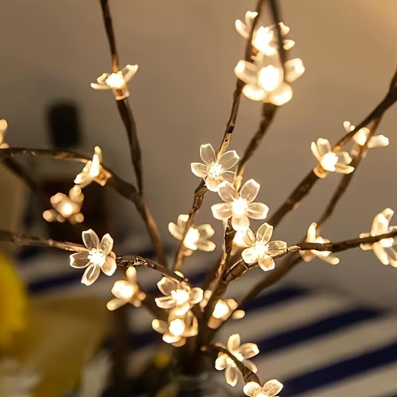 1/2 قطعة إضاءة على شكل فروع شج - مراجعة Vase Decor وسعره