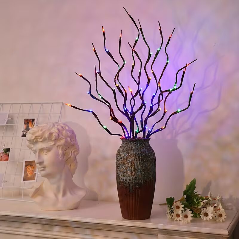 1/2 قطعة إضاءة على شكل فروع شج - مراجعة Vase Decor وسعره