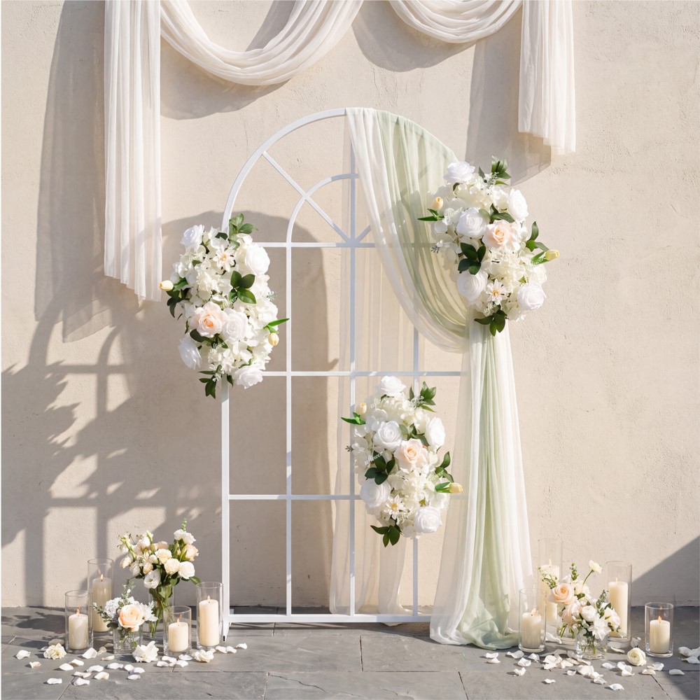 زهور الورد الخضراء من يوفلاور، - مراجعة Table Runner وسعره