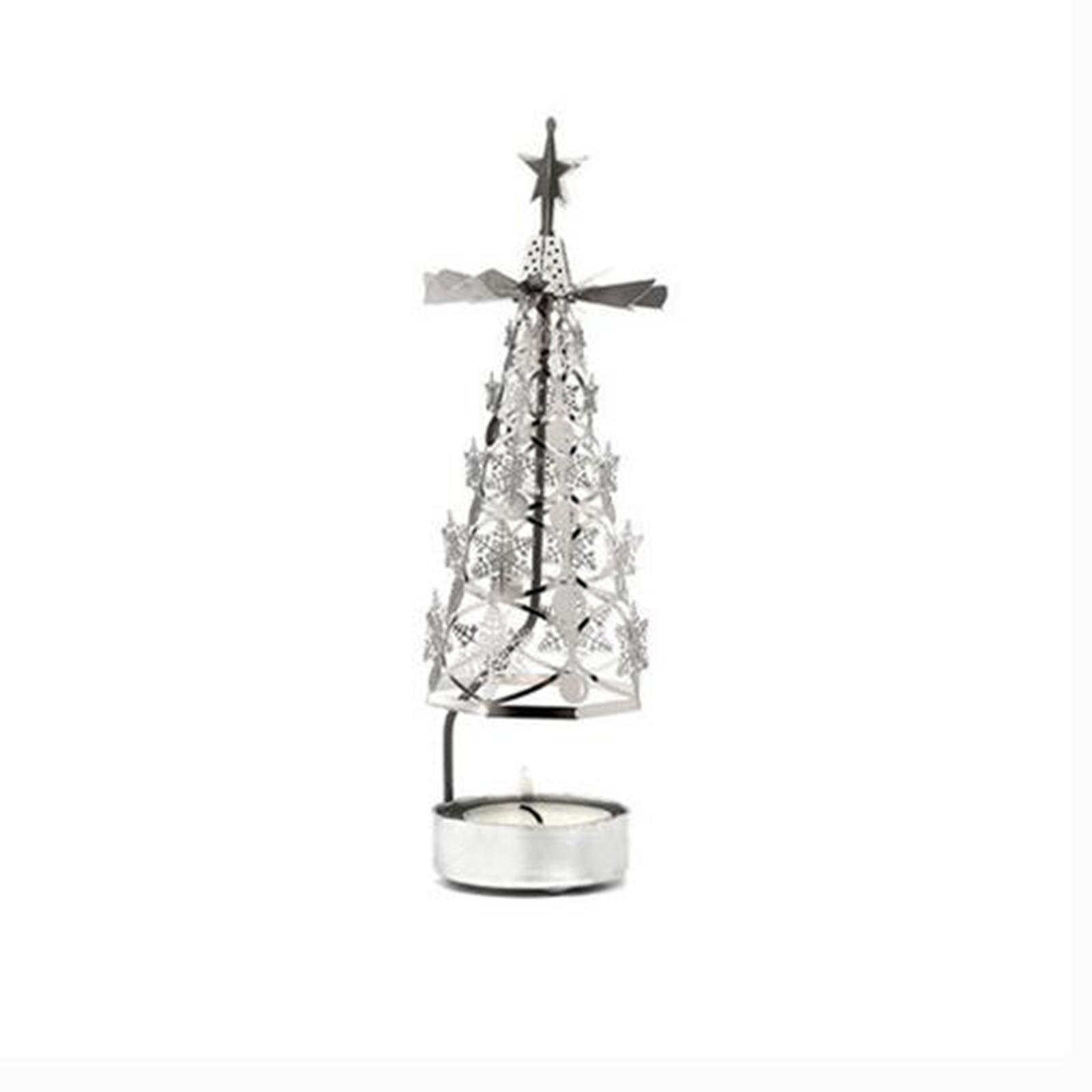 حامل شموع دوار من الفولاذ المق - مراجعة Candle Holder Decor وسعره