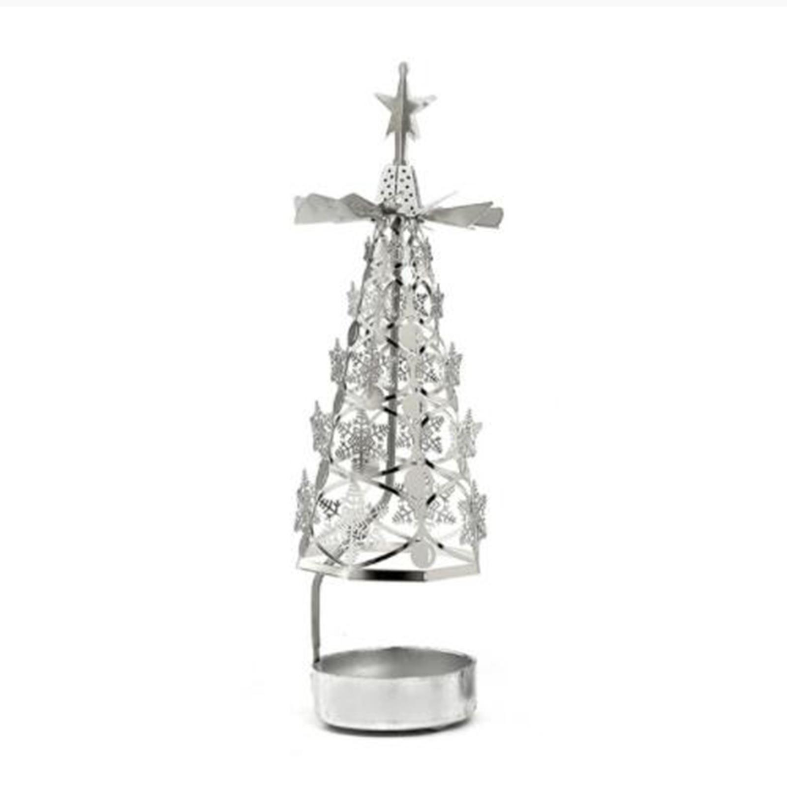 حامل شموع دوار من الفولاذ المق - مراجعة Candle Holder Decor وسعره