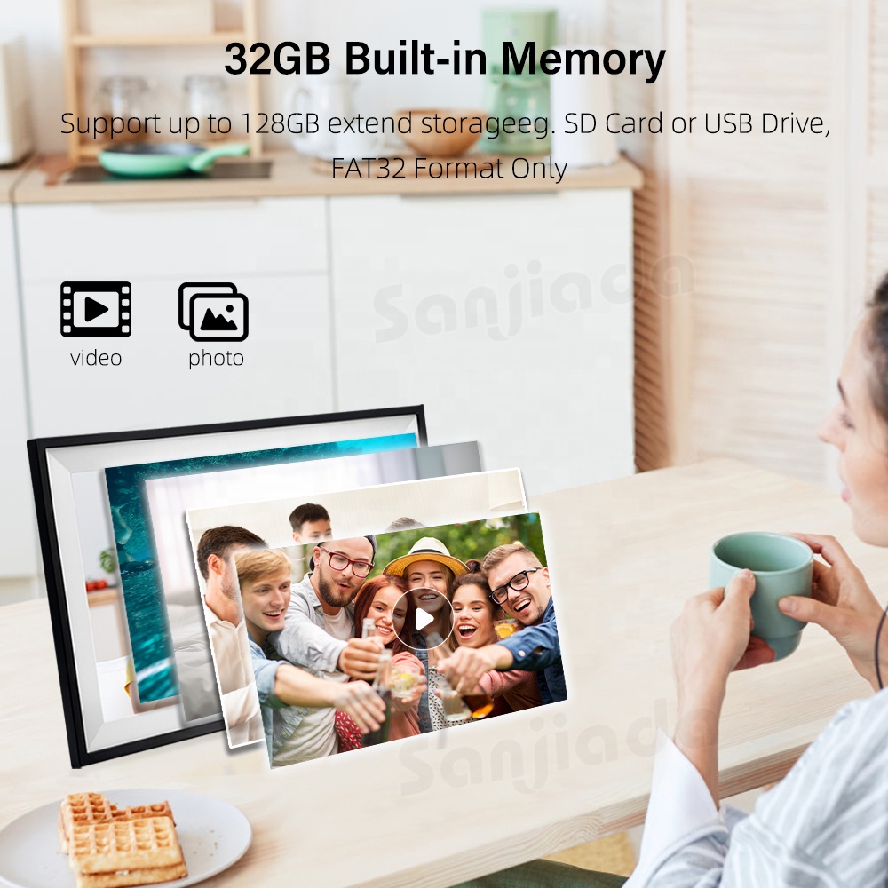 إطار صور رقمي كبير الحجم بسعة  - مراجعة Picture Frame وسعره