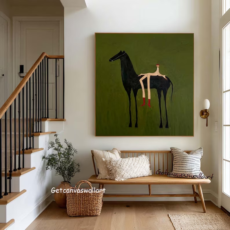 لوحة فنية جدارية حديثة بتصميم  - مراجعة Interior Design Living Room وسعره