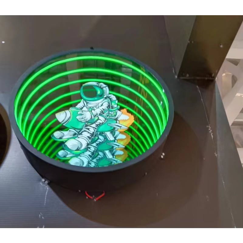 لافتة نيون LED بتأثير المرآة ا - مراجعة Decorative Mirror وسعره