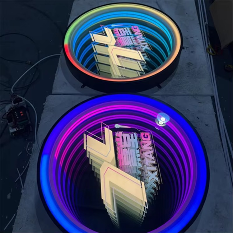 لافتة مرآة LED ثلاثية الأبعاد  - مراجعة Decorative Mirror وسعره