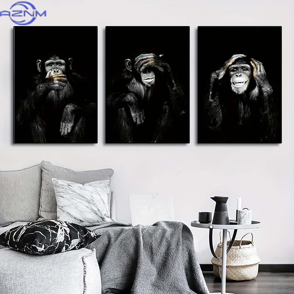 مجموعة من 3 ملصقات كبيرة الحجم - مراجعة Abstract Canvas Set وسعره